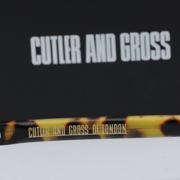 Cutler and Gross CGOP136457 003 Rectangle Eyeglasses 57mm - Black/Havana - Picture 7 of 8